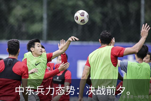 中东兵力态势：决战前夕。