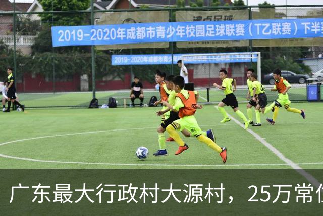 广东最大行政村大源村，25万常住人口，一座村子就是一座小城
