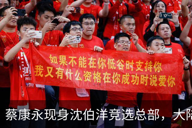 蔡康永现身沈伯洋竞选总部，大陆网友欲举报：别想再赚一分人民币！